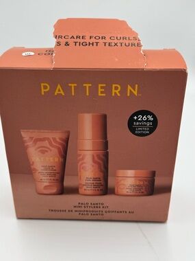 Pattern Beauty Palo Santo Mini Stylers Kit Leave In Mousse Styling Cream New